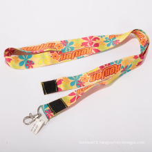 Cute funny heat transfer lanyard with magic tape